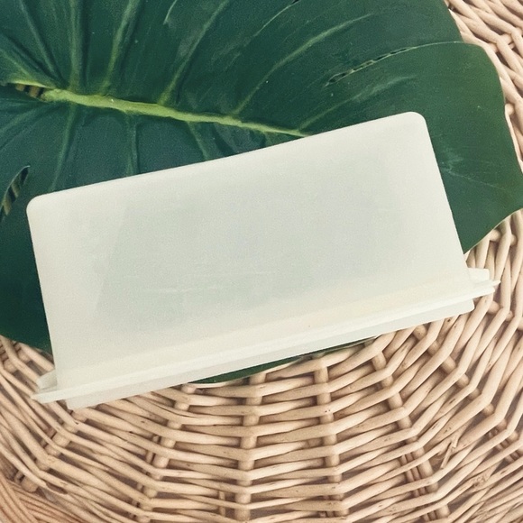 Tupperware | Kitchen | Tupperware Vintage Clear White Velvetta Cheese ...